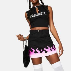 Cute Mistake Bad Angel Crop Tank